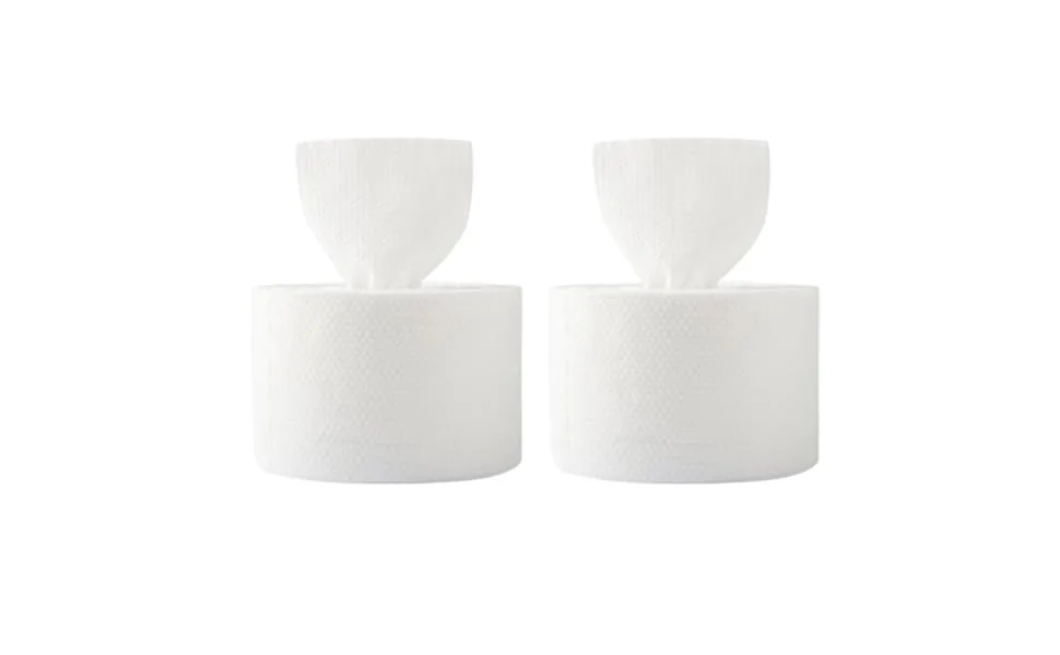 Dry Wet Tissues 2 Rolls Face Towel White Clean Tissue Cleansing Wipes - product information 2