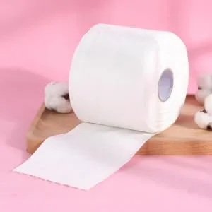 Dry Wet Tissues 2 Rolls Face Towel White Clean Tissue Cleansing Wipes - product information 3