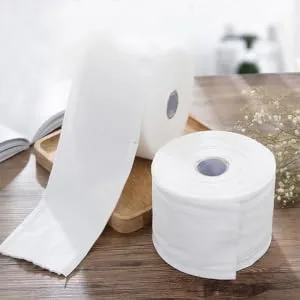 Dry Wet Tissues 2 Rolls Face Towel White Clean Tissue Cleansing Wipes - product information 4