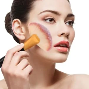 Professional Makeup Large Makeup Brush Wood Handle Brush Powder Foundation Brush Wooden Sector Makeup Brushed - product information 1