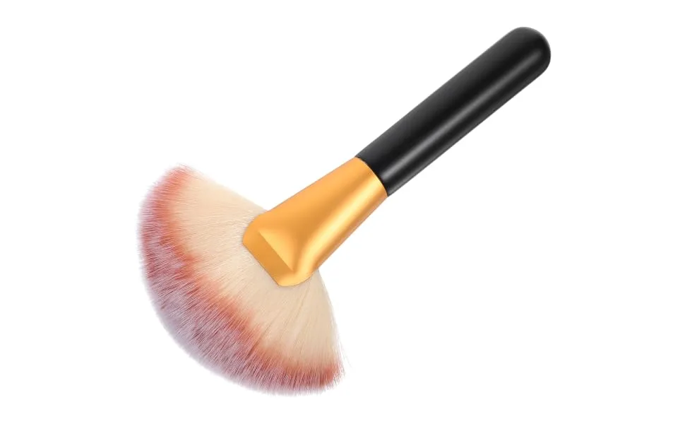 Professional Makeup Large Makeup Brush Wood Handle Brush Powder Foundation Brush Wooden Sector Makeup Brushed - product information 2