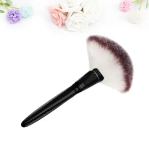 Professional Makeup Large Makeup Brush Wood Handle Brush Powder Foundation Brush Wooden Sector Makeup Brushed - product information 4