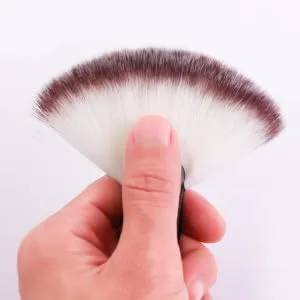 Professional Makeup Large Makeup Brush Wood Handle Brush Powder Foundation Brush Wooden Sector Makeup Brushed - product information 5