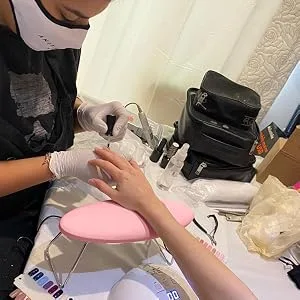Nail Hand Rest Non Slip Professional Nail Pillow Cushion Manicure Hand Rest Armrest Stand for Nail Tech Salon (Pink) - nail hand pillow