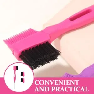 1 Set Steel Needle Eyebrow Brush Comb Eye Brow Brush Eyelash Styler Nylon Wool - product information 1