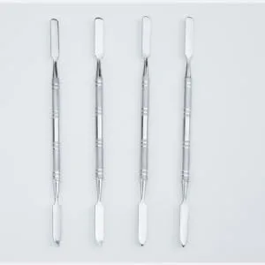 Cosmetic Skincare Mixing Spatula Foundations Spatula Metal Eye Shadow Spatula Pointed Toning Cosmetic Mixing Tool Makeup Eyeshadow Makeup Silver Spatula Makeup Foundation Dedicated - product information 3