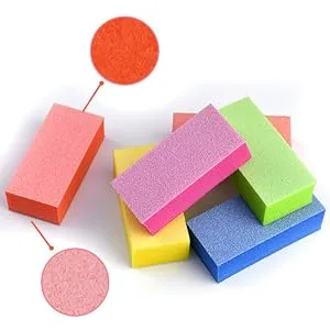 Nail Files and Buffers Set - Professional Manicure Tools Kit, 100/180 Grit Double Sided Emery Boards for Nails, 80/100 Grit Rectangular Nail Buffer Shiner Blocks Art Care for Home Salon 20Pcs - product information 4