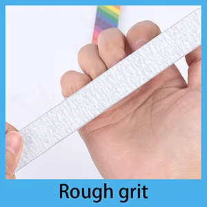 Nail File and Buffer- 3pcs Double Sided Nail File, Rectangular Nail Buffer, Buffer Block Sponge Polished, Nail Brush, Come with Cuticle Nipper and Pusher, Perfect Manicure Tool Kit for Shiny Nail Pink - product information 4