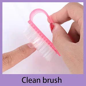 Nail File and Buffer- 3pcs Double Sided Nail File, Rectangular Nail Buffer, Buffer Block Sponge Polished, Nail Brush, Come with Cuticle Nipper and Pusher, Perfect Manicure Tool Kit for Shiny Nail Pink - product information 6