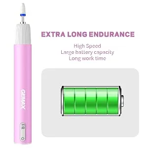 Nail Drill, Nail Filer Machine, Professional Electric Nail File, Portable Nail Drill Set (Pink Cordless) - nail drill machine