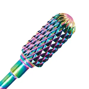Nail Drill Bit Set Carbide Nail Drill Bits 11PCS Tungsten Ceramic Nail Bits Kit Acrylic Nail Drill Bit Set, Diamond Efile Nail Drill Bits Cuticle Poly Gel Nail Drill Bits, 3/32 Nail Drill Bit Set - big 1