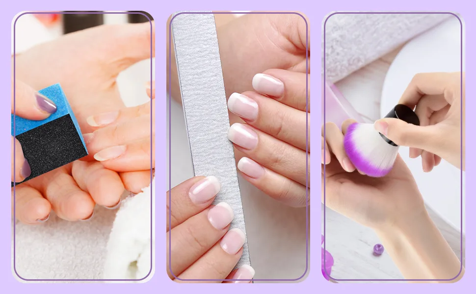 Nail Buffers Blocks, TsMADDTs 13pcs Nail Files and Buffers Sanding Buffer for Acrylic Nails 3 Way Buffing File 60 60 100 Grit with Brush Pedicure Manicure Tool - nail files