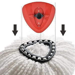 MZY LLC 5Pack Spin Mop Refill Spin Mop Replacement Head Mop Heads Replacements for EasyWring Spin Mop Microfiber Easy Cleaning Mop Head 5pcs 5 Pack - product information 5