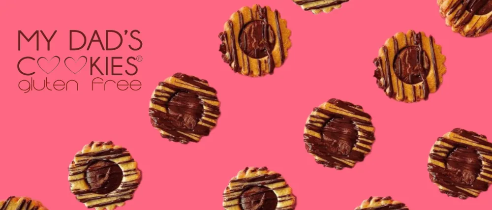 My Dad's Cookies Gluten Free Assorted Cookies, Dairy Free, Kosher, Fresh Baked 20 Count Assortment, 10oz Package - My Dad