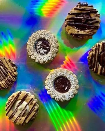 My Dad's Cookies Gluten Free Assorted Cookies, Dairy Free, Kosher, Fresh Baked 20 Count Assortment, 10oz Package - My Dad