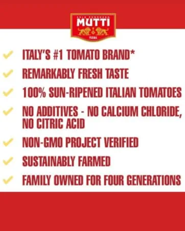 Mutti, Tomatoes Peeled San Marzano, 28 Oz - Mutti Differentiators