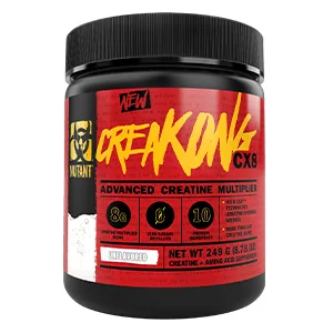 MUTANT CREAKONG CX8 | Advanced Creatine Multiplier | Creatine + Amino Acid Supplement - 249 g | 30 Serving - creatine monohydrate weight gainer protein powder hcl powder preworkout on pills capsules creapure