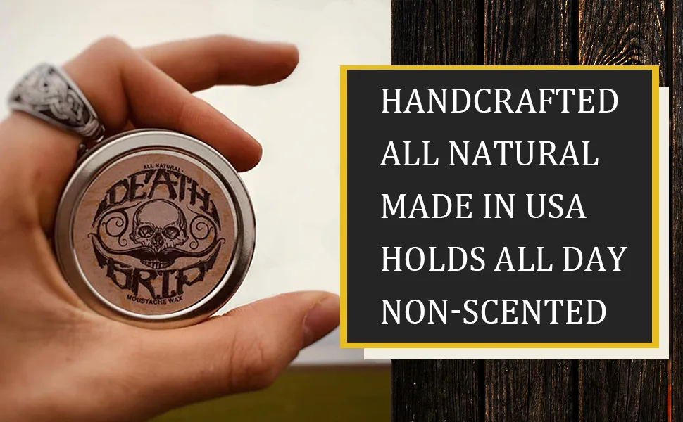 Mustache Wax Death Grip Extra Strong Hold Moustache Wax - product information 5
