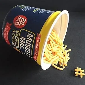 Muscle Mac High Protein Macaroni & Cheese Microwave Cup, 6 cups - Mac and Real Cheese