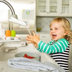 Munchkin Faucet Extender 2 Piece Set, Grey(Pack of 1) - faucet extender