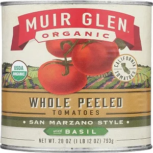 Muir Glen Organic Peeled Whole Tomatoes with Basil, 28 oz - product information 2
