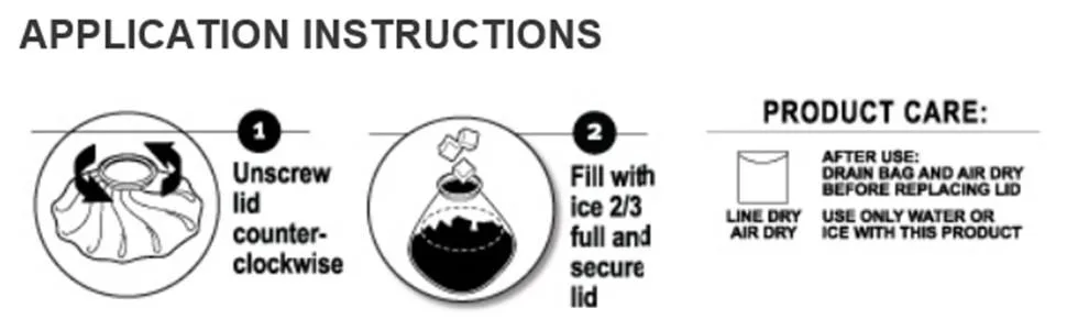 MUELLER Ice Bag, Blue, 9" - product information 9