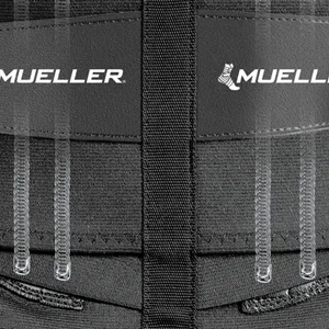 Mueller 255 Lumbar Support Back Brace with Removable Pad, Black, Regular(Package May Vary) Regular (Pack of 1) - 4 flexible steel springs that confirm to your back for additional stability.