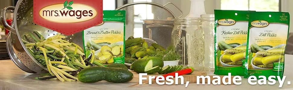 Mrs. Wages Precision Foods Quick Process Pickle Mix - product information 1