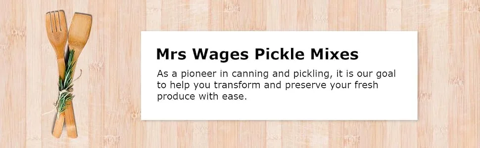 Mrs. Wages Precision Foods Quick Process Pickle Mix - product information 8