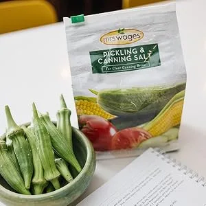 Mrs. Wages Pickle Mix, Xtra Crunch 5.5 Ounce - Canning and Pickling Salt