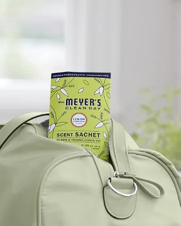 Mrs. Meyer's Hand Soap Refill, Made with Essential Oils, Biodegradable Formula, Basil, 33 fl. oz Basil Refill - Scent Satchet