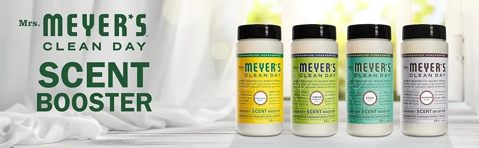 Mrs. Meyer's Clean Day's Laundry Scent Booster, Pair with Liquid Laundry Detergent or Detergent Pods, Lavender Scent, 18 oz - Mrs. Meyer