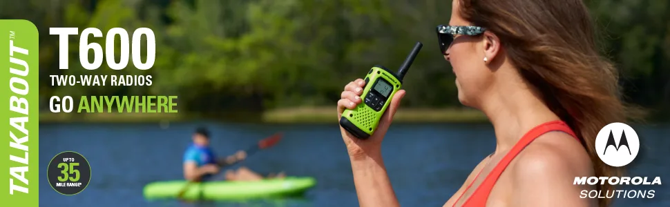 Motorola T600 Talkabout Radio, 2 Pack - T600