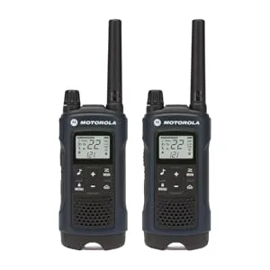 MOTOROLA SOLUTIONS Talkabout T460 Rechargeable Two-Way Radio Pair (Dark Blue) T460 Radio - T460