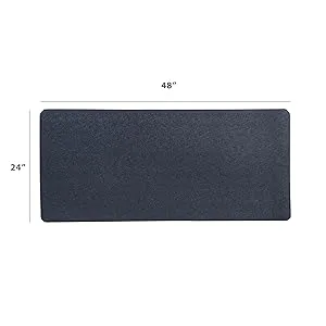 MotionTex Exercise Equipment Mat for Under Stationary Bike 24" x 48" - 24 inch by 48 inch exercise equipment mat, spin bike, peleton, echelon, recumbent bike, elliptical