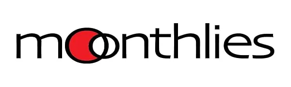 MOONTHLIES Reusable Menstrual Disc - Reusable Period Disc - Tampon, Pad and Cup Alternative (Combo Set - 1 Large & 1 Small, Red) Red Combo Set - 1 Large & 1 Small - moonthlies logo