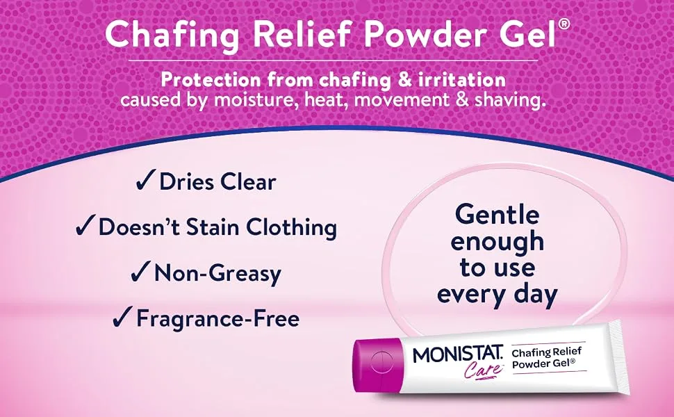 Monistat Care Relief Pack, Chafing Relief Powder Gel & Intense Itch Relief Cream - Monistat Relief Pack