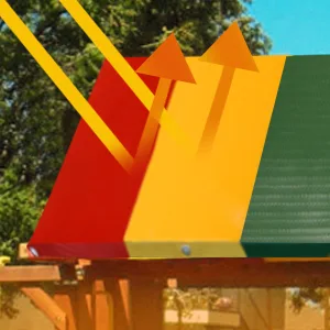 Mofeez 52" x 90" Swing Set Replacement Tarp for Play Set Outdoor, Multi-Color - Mofeez 52