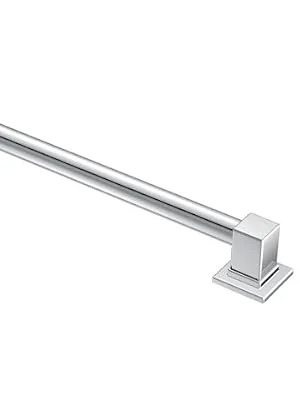 Moen YG8818CH 90-Degree 18-Inch Designer Grab Bar, Chrome Chrome 18 Inch - Chrome