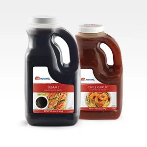 Minor's Sesame Sauce, Authentic Spicy Asian Flavor, Perfect for Dips or Dressings, 5 lb 10 oz Bottle (Packaging May Vary) - sauce combo