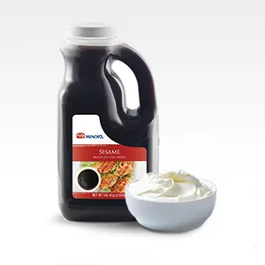 Minor's Sesame Sauce, Authentic Spicy Asian Flavor, Perfect for Dips or Dressings, 5 lb 10 oz Bottle (Packaging May Vary) - sesame cream cheese