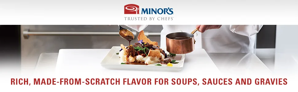 Minor's Chicken Base and Stock, Great for Soups and Sauces, 0 Grams Trans Fat, Poultry Flavor, 16 oz - minor