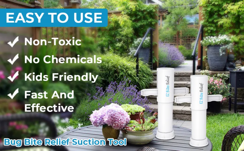 Mini Venom Extractor, Premium Bite Relief Suction Tool for Outdoor&Hiking, Backpacking and Camping, Sting Suction Pump, Compact and Kid Friendly, White/2 Packs White-2 Packs - itch relief suction tool