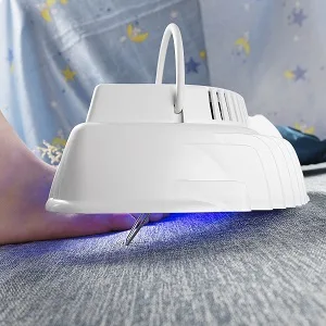 MINI LOP 64W Rechargeable Pro LED Gel Nail UV Light Wireless UV LED Nail Lamp Cordless Led Light for Nails(White) - UV NAIL LAMP