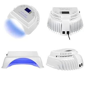 MINI LOP 64W Rechargeable Pro LED Gel Nail UV Light Wireless UV LED Nail Lamp Cordless Led Light for Nails(White) - UV NAIL LAMP
