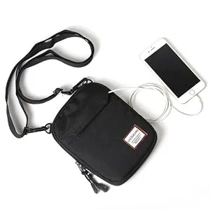Mini Crossbody Bag Small Shoulder Bag For Men, Women Mini Messenger Satchel Bag Black - product information 10
