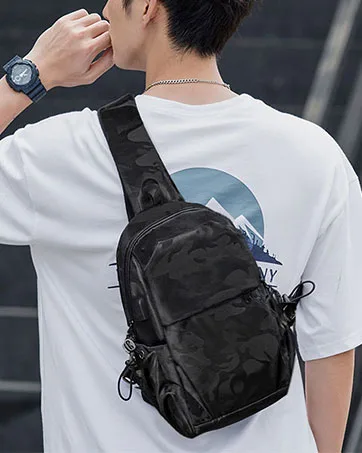 Mini Crossbody Bag Small Shoulder Bag For Men, Women Mini Messenger Satchel Bag Black - product information 7
