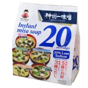 Miko Brand Instant Miso Soup Variety Pack-30% Less Sodium, 10.65 Ounce - product information 2