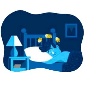 MidNite Drug-Free Sleep Aid Supplement, 1.5mg Melatonin + Herbs, 30 Chewable Tablets - MidNite