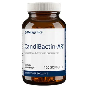 Metagenics CandiBactin-AR  Concentrated Aromatic Essential Oils* (120 Softgels) 120 Count (Pack of 1) - candibactin ar